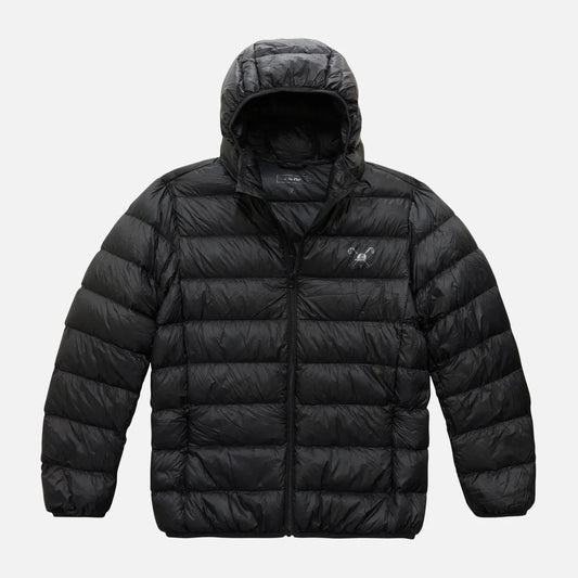 Jaqueta Puffer Pluma de Ganso Capuz