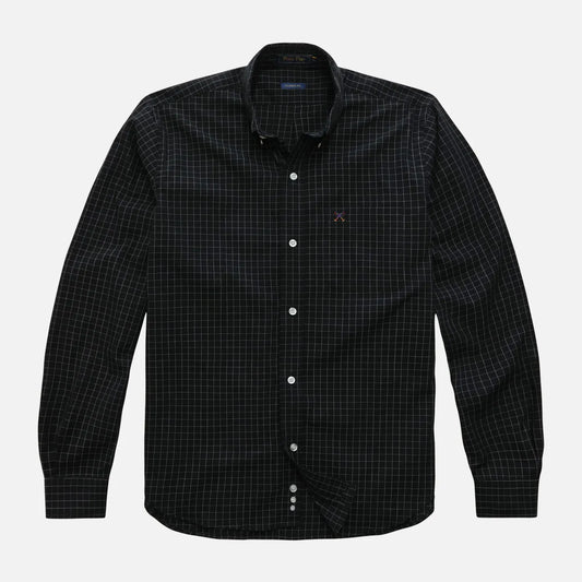 Camisa Classic Xadrez Button-Down Manga Longa 24i08304